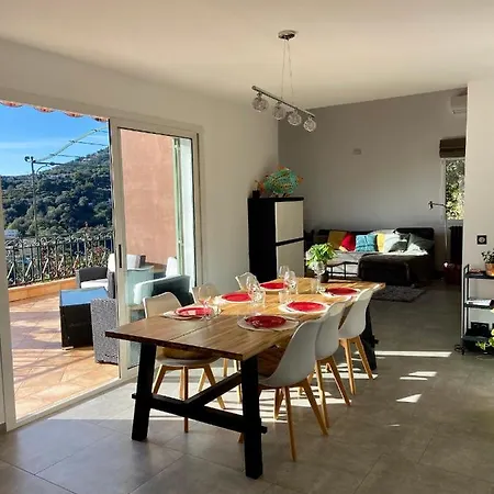 Panoramique Vue Et Jardin-6 Personnes-menton * Мантон
