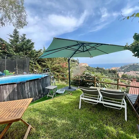Panoramique Vue Et Jardin-6 Personnes-menton *