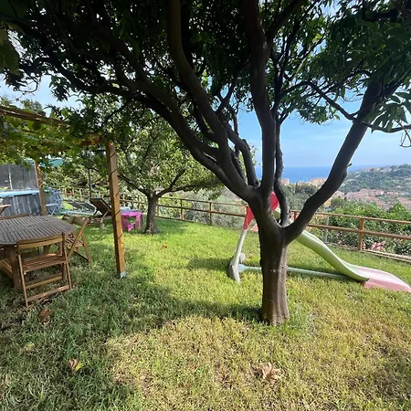 Panoramique Vue Et Jardin-6 Personnes-menton *