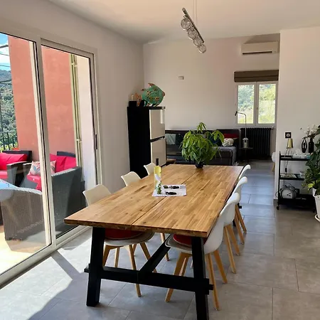 Villa Panoramique Vue Et Jardin-6 Personnes-menton *