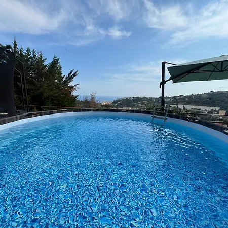 Villa Panoramique Vue Et Jardin-6 Personnes-menton Menton